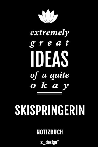 Notizbuch für Skispringer / Skispringerin