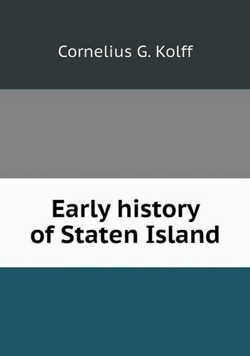 Early history of Staten Island