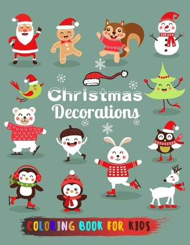 Christmas Decorations Coloring Book For Kids