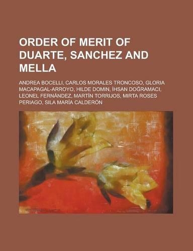 Order of Merit of Duarte, Sanchez and Mella