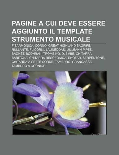 Pagine a Cui Deve Essere Aggiunto Il Template Strumento Musicale