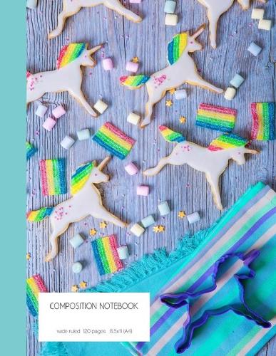 Composition notebook wide ruled 120 pages 8.5x11 (A4)