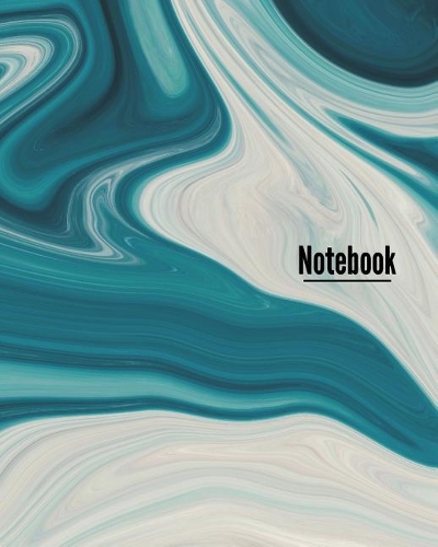 Notebook: (Blue Haze) 150 Page 8x10 Inch Unruled Composition Sized Notebook