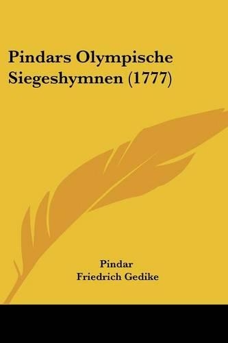 Pindars Olympische Siegeshymnen (1777)