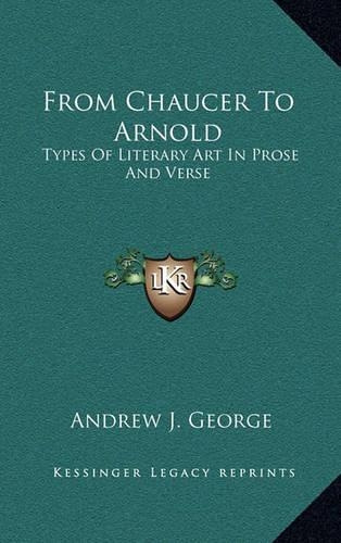 From Chaucer to Arnold