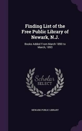 Finding List of the Free Public Library of Newark, N.J.