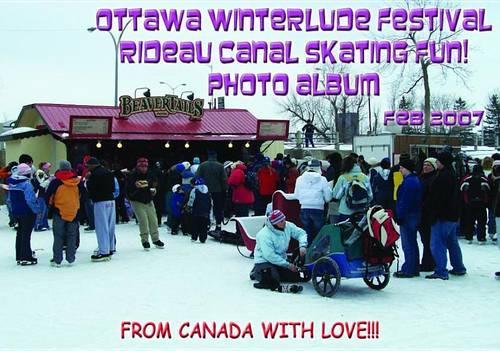 Ottawa Winterlude Festival - Rideau Canal Skating Fun! Photo Album - Feb 2007 (English eBook C8)