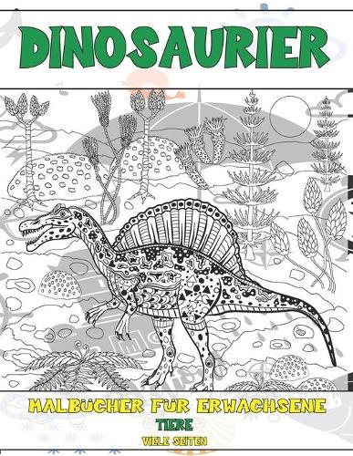 Malbücher für Erwachsene - Viele Seiten - Tiere - Dinosaurier