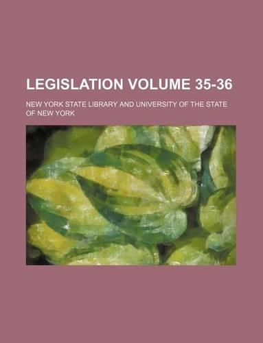 Legislation Volume 35-36: (English)