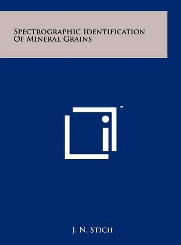 Spectrographic Identification of Mineral Grains