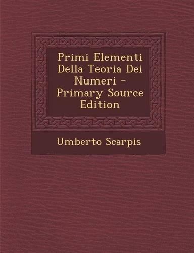 Primi Elementi Della Teoria Dei Numeri