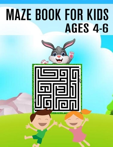 Maze Book For Kids Ages 4-6