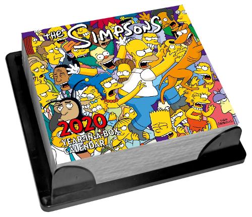 The Simpsons 2020  Desk Block Calendar - Official Desk Block Format Calendar
