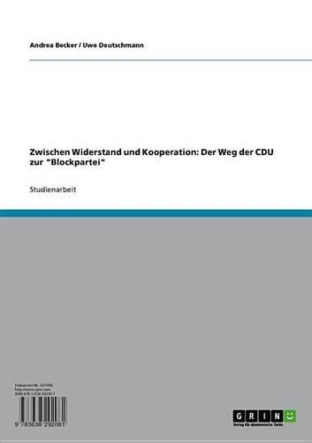 Zwischen Widerstand Und Kooperation