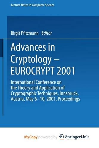 Advances in Cryptology - Eurocrypt 2001