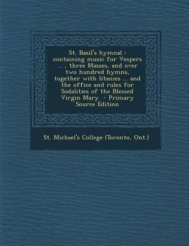 St. Basil's Hymnal