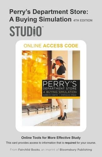 Perry's Department Store: A Buying Simulation: Studio Access Card