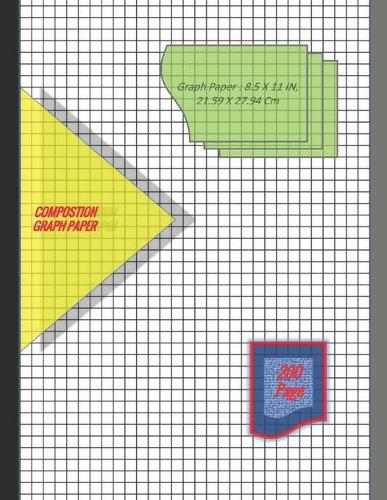 Graph Paper Notebook 8.5 x 11 IN, 21.59 x 27.94 cm