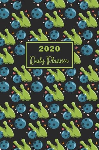 2020 Daily Planner: 12 Month: January 1 2020 - December 31 2020 Diary / 365 Pages - ( Daily Hourly Planner ) Page A Day With Bowling Pattern Cover