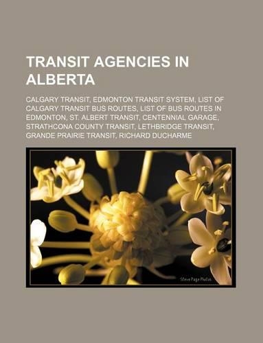 Transit Agencies in Alberta