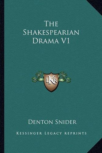 The Shakespearian Drama V1: (English)