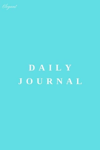 Elegant Daily Journal - Tiffany Blue