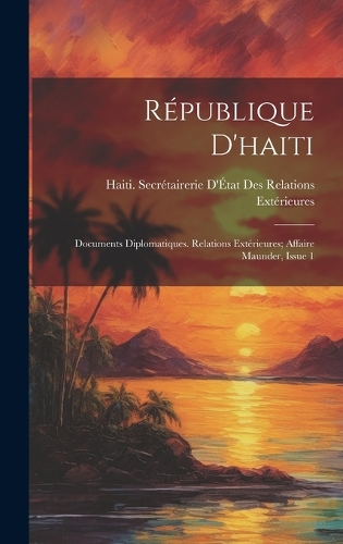 République D'haiti: Documents Diplomatiques. Relations Extérieures; Affaire Maunder, Issue 1