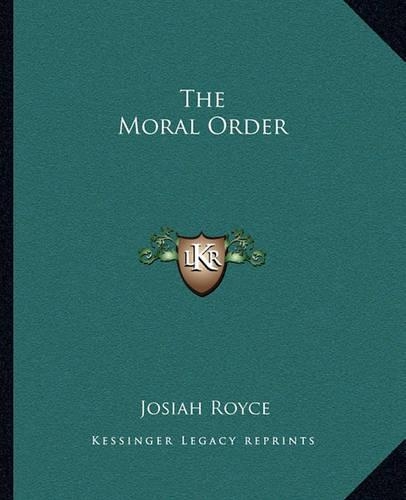 The Moral Order: (English)