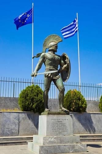 Statue of King Leonidas - Sparta, Greece Journal