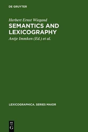 Semantics and Lexicography