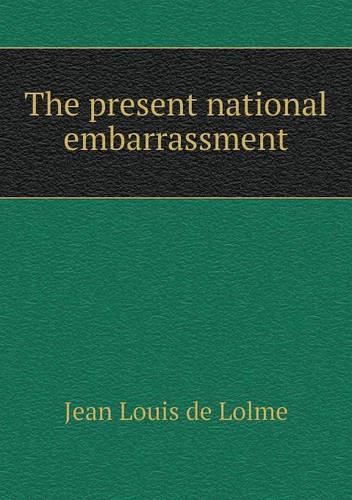 The present national embarrassment