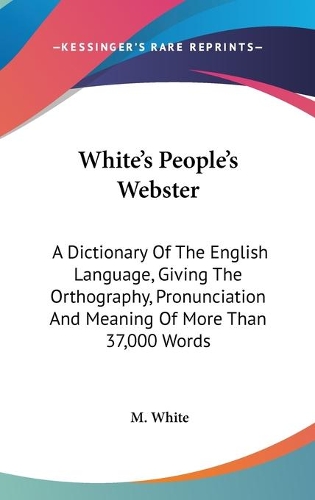 White's People's Webster