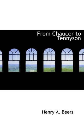 From Chaucer to Tennyson