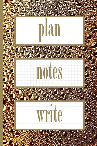 Gold Bubble Plan Notes Write Three in One Journal
