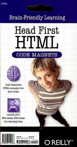 Head First HTML Code Magnets: Brain Friendly Learning(Head First)