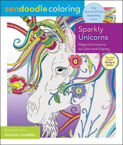 Zendoodle Coloring: Sparkly Unicorns