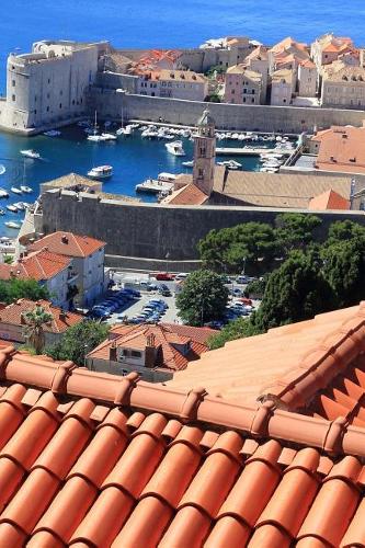 View of Roof Tiles and Old Town Dubrovnik Croatia Journal