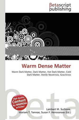Warm Dense Matter