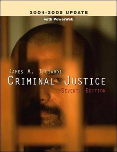Criminal Justice: (English)