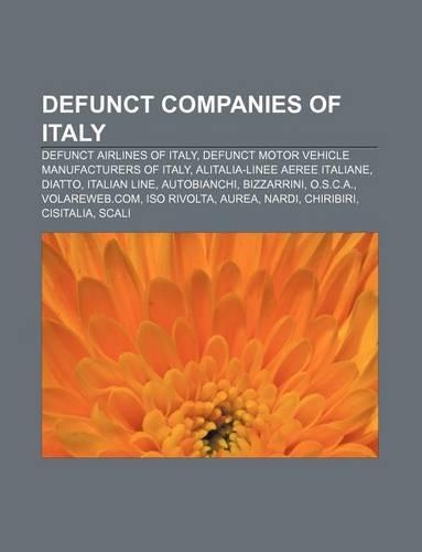Defunct Companies of Italy