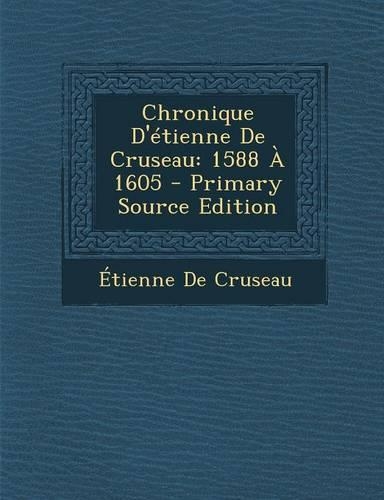 Chronique d'Étienne de Cruseau