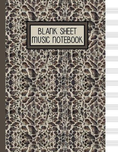 Blank Sheet Music Notebook
