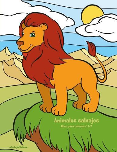 Animales salvajes libro para colorear 1 & 2
