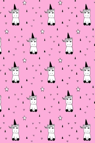 Bullet Journal Notebook Cute Little Unicorns Pattern 2: 112 Page Numbered Graph Style Grid Bullet Journal with Index Pages and Key Pages in Portable 6 X 9 Size.