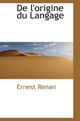 de L'Origine Du Langage