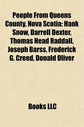 People from Queens County, Nova Scotia