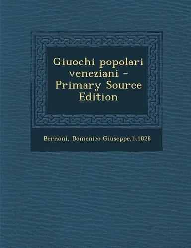 Giuochi Popolari Veneziani