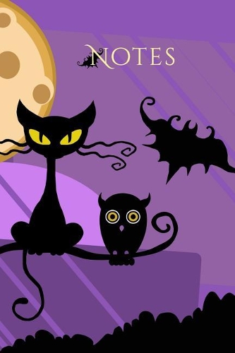 Notes: Halloween Black Cat Notebook