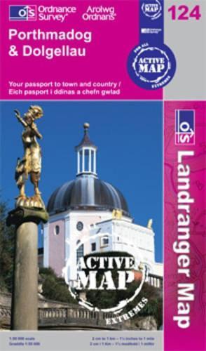 Porthmadog and Dolgellau: (Sheet 124 OS Landranger Active Map)