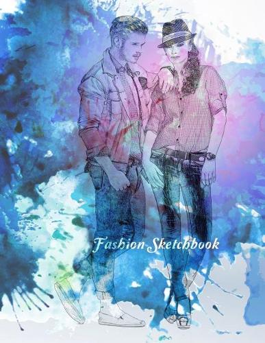 Fashion Sketchbook: 300 8.5'' X 11'' Large Blank Pages Personalized Artist Sketchbook for Fashion Design, Sketching, Drawing, and Creative Doodling